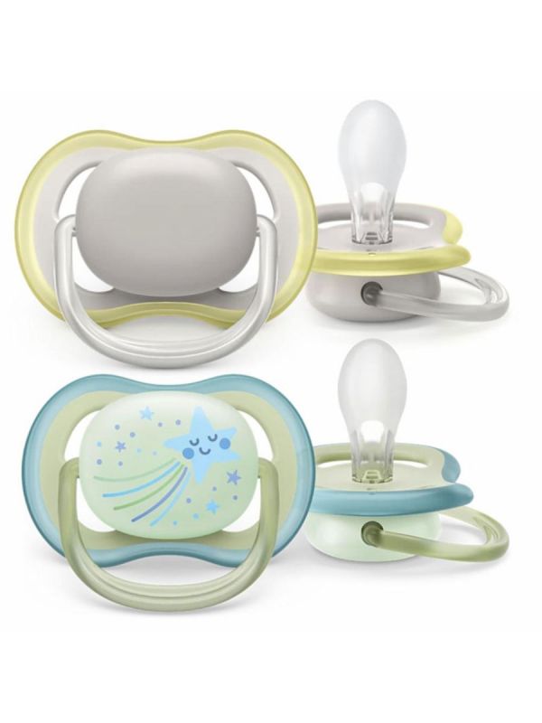 Philips Avent - Ultra Air pacifier 0-6mth, Day and Night