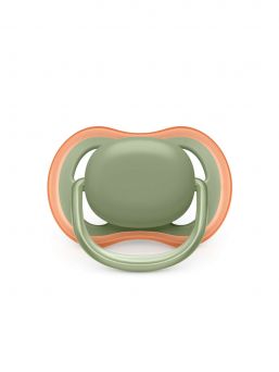 Philips Avent - Ultra Air pacifier 6-18mth, grey/green