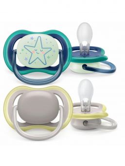 Philips Avent - Ultra Air pacifier 6-18mth, Day and Night
