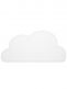 Cloud silicone place mat. The place mat stays firmly on the table and keeps the dishes and mess in one place.