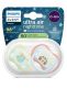 Glow-in-the-dark Ultra Air Night pacifier 0–6 months 2pcs, light blue/mint