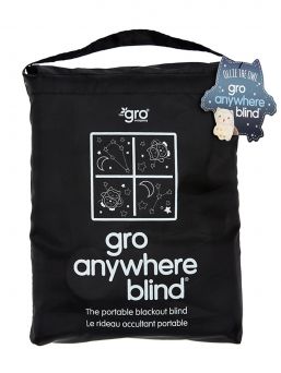 GroAnywhere Blind Stars and Moon, Large - Blackout Blind with Suction Cups 