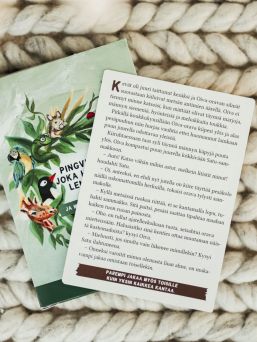 Pingviini, joka halusi lentää - story cards