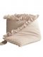 Cot bumper protector with ruffle 360cm, beige