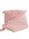 Cot bumper protector with ruffle 360cm, dusty pink