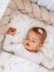 Cot edge protection 360cm, beige