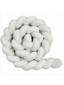 Cot edge protection 360cm, white