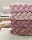 Cot edge protection 360cm, dirty pink
