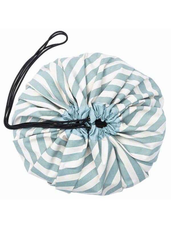 Play & Go play mat/ toy bag, Stripes Green