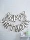 Ginger Ray foil balloon Happy Birthday, silver