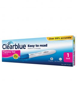 CLEARBLUE Easy To Read pregnancy test 2-pack