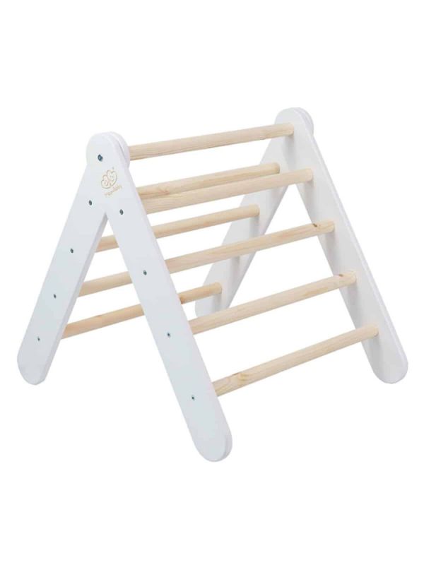 Wooden montessori ladder, Light white