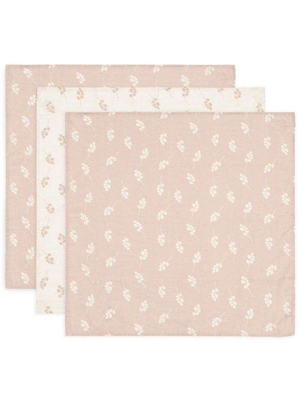 Cotton muslin set 3-pack Twig - Wild Rose