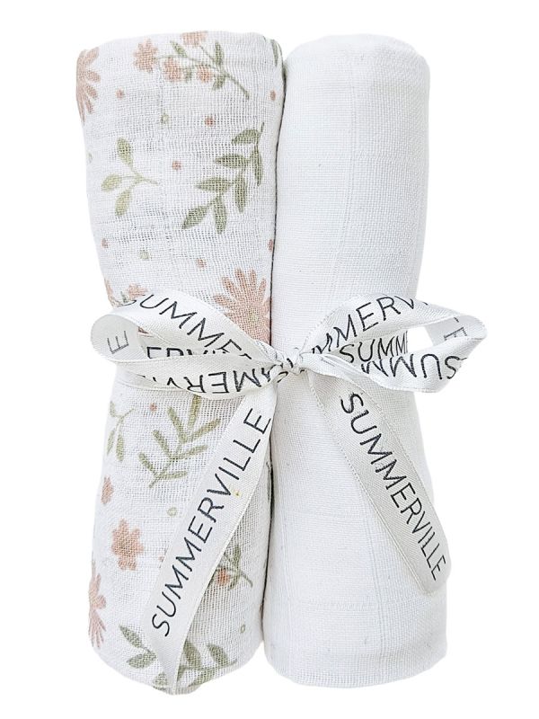 Cotton gauze 2pcs 70x70 cm – Blossom