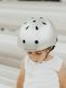 Bicycle helmet for children, chrome