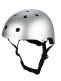 Bicycle helmet for children, chrome