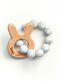 Bunny Ear Teether (marble grey)