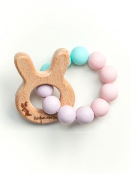 Bunny Ear Teether (pastel)