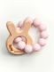 Bunny Ear Teether (rosa)