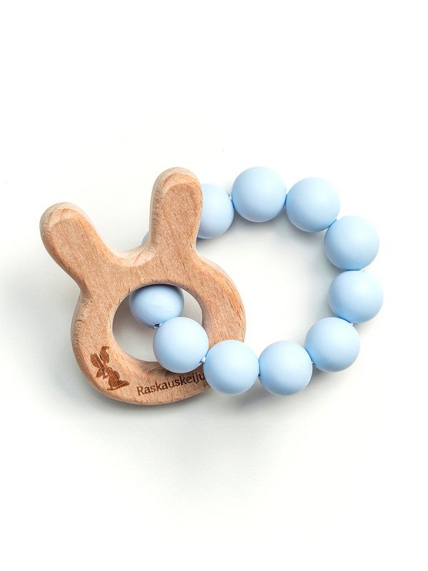 Bunny Ear Teether (babyblue)