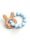 Bunny Ear Teether (babyblue)