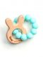 Bunny Ear Teether (light turquoise)