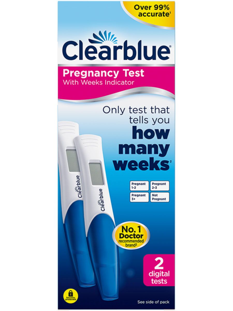 Clearblue Digital Pregnancy Test Kit with Conception Indicator - 2 Tests