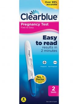 CLEARBLUE Easy To Read pregnancy test 2-pack