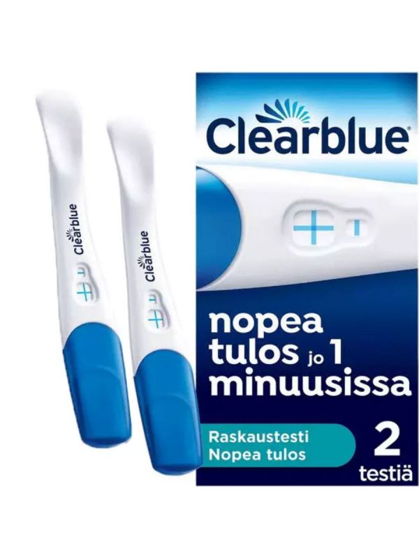 Pregnancy test Clearblue plus 2-pack, Fast result