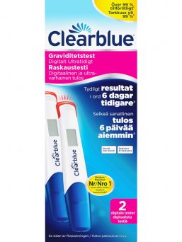 CLEARBLUE Digital Pregnancy Test Ultra Early 2-pack
