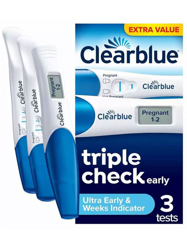 Pregnancy Test Clearblue Triple-Check & Date