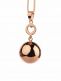 Beautiful handcrafted musical maternity chime for mum-to-be to wear as necklace, with the chime resting low on her belly. A soft sound is made when she walks or moves.