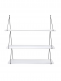 Beautiful Babou 3 shelve that is really easy to install. A spectacular detail of home furnishings in the office or in the kidsroom.  Easy to install: Attach the screws and hang the shelves to the clips.  A safe choice for the kid's room as wooden shelves are painted with water-borne paint.