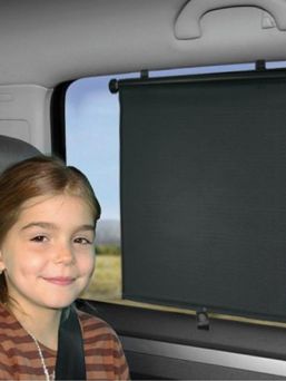 Sun visor roller blind for car | HiTS4KiDS