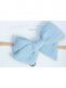 Bow headband Muslin collection, light blue