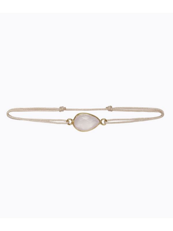 Rose Quartz Mother-Daughter Bracelet Duo