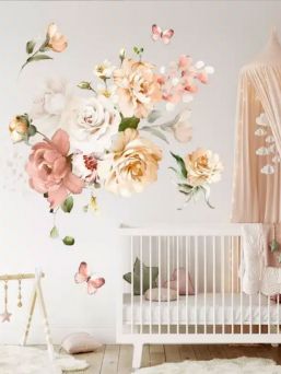 Wall sticker 150cm, Tea Roses