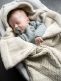 Sierra footmuff for baby car seat 0+ – Urban taupe