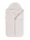 Sierra footmuff for baby car seat 0+ – Warm linen