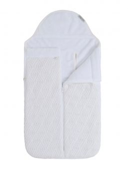 Baby´s Only - Sierra footmuff for baby car seat 0+ – Woolwhite