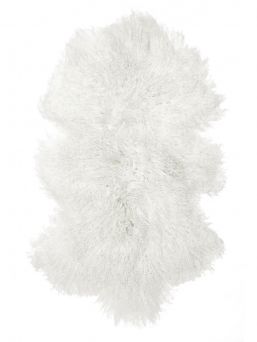 Skinnwille Shansi long-haired sheepskin for baby, white