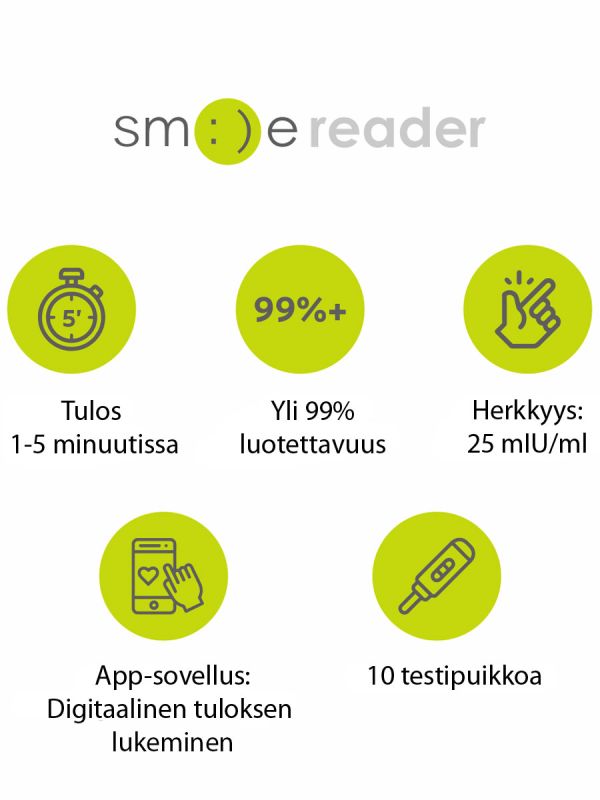 SmileReader Ovulation Test 10 pcs + App