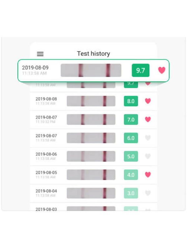 Smile Reader Ovulation Test 10 pcs + App
