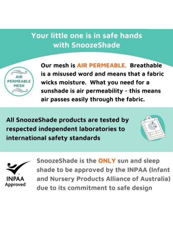 SnoozeShade Original Deluxe (0-6kk) Universal stroller/pushchair sunshade