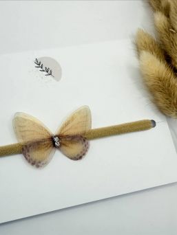 Studio Frommie Butterfly Beige Headband
