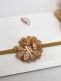 Studio Frommie Beige Flower Headband