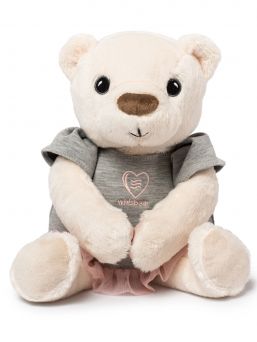 A soft sweetness, Whisbear a noise bear, The Humming Bear helps a child fall asleep with the help of a pink noise. The humming Bear has a CRYsensor that allows the device to detect the baby's crying, vocalization and movement and restart the noise sound.