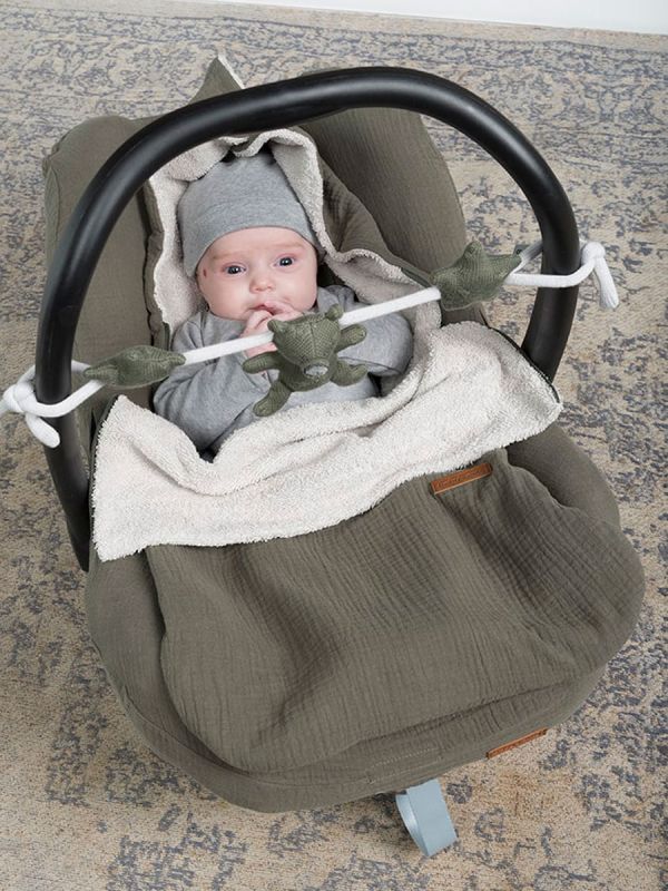 Baby’s Only - summer Cotton Footmuff Maxi Cosi, breeze taupe