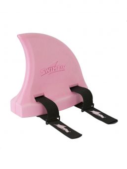 The Swimfin Shark Fin for Children learning to swim, a safety swimming aid and flotation device.