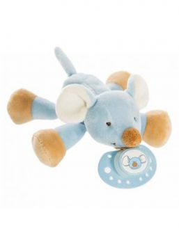 Diinglisar pacifier clip is designed to give your baby comfort with a soft, bean-filled animal friend that not only provides stimulation for little fingers, but positioning support for the pacifier.